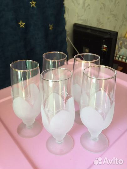 Хрустальные бокалы