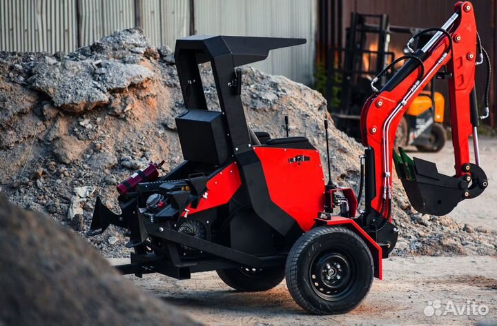 Мини-экскаватор RED RBV-08 ПРОФЕССИОНАЛЬНАЯ, 2023