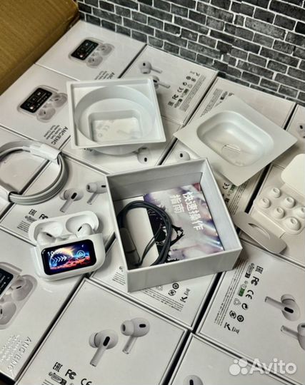 Наушники Airpods pro 2 с дисплеем оптом