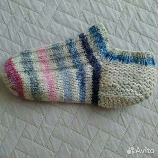 Носки шерстяные, следки и варежки