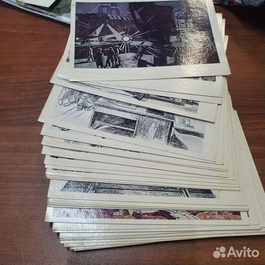 Набор открыток 79 г. Будни великих строек 32 шт