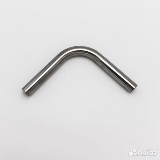 Труба гнутая (прямой угол) 200х200мм, хром