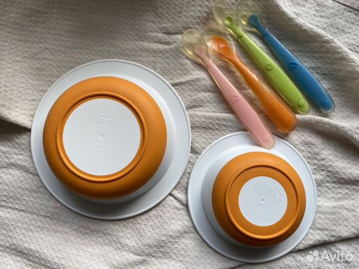 Тарелки для малышей avent