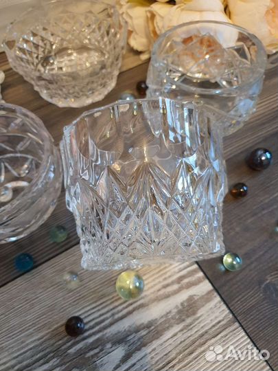 Вазочки хрусталь 4 шт