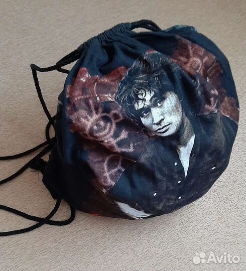 Рюкзак торба из плотной х/б ткани