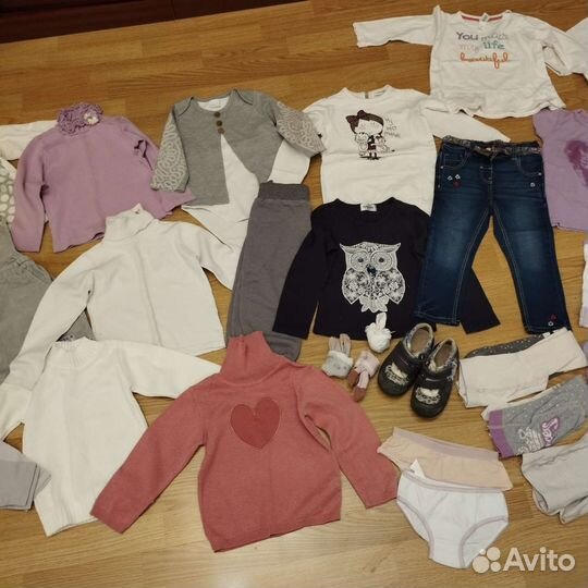 Большой пакет вещей на девочку 2-3 года