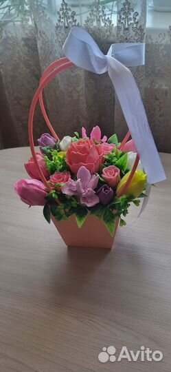 Цветы из мыла