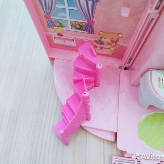 Кукольный домик для лол чемодан