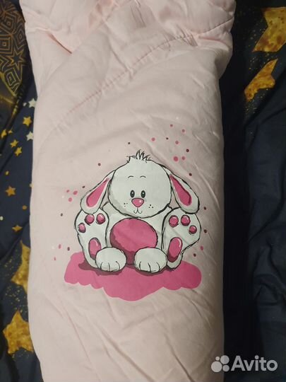 Одеяло конверт на выписку девочке