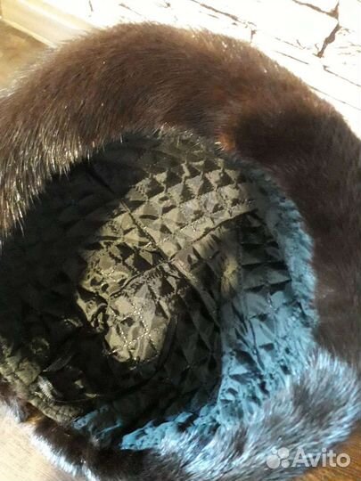 Шляпка норковая.новая