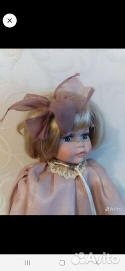 Кукла фарфоровая коллекционная