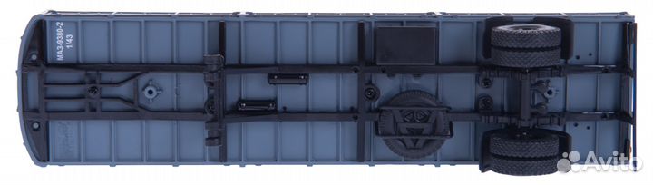 Маз 9380-2 полуприцеп, серый Н858