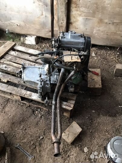 Двигатель ока с коробкой