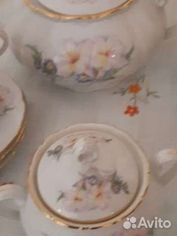 Новый чайный фарфоровый сервиз пр-во Чехия