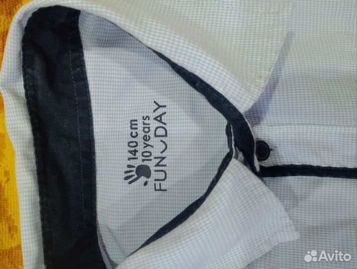 Рубашки на мальчика 134 140