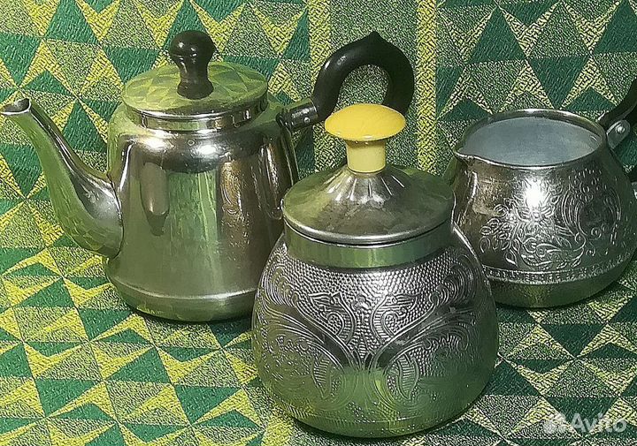 Набор чайный металл мнц СССР