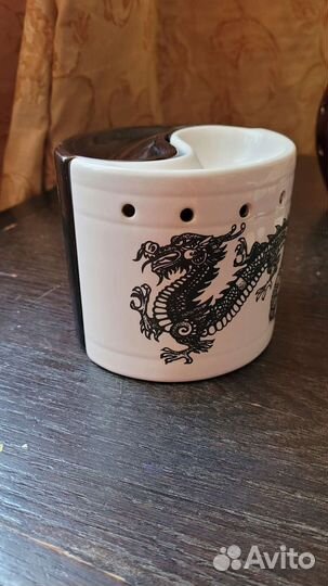 Аромалампа керамическая двойная