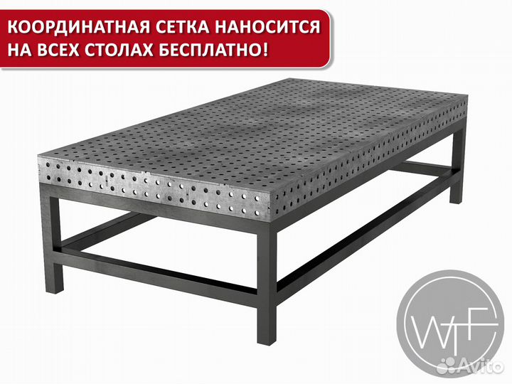 Сварочный стол 1500х1000х8мм