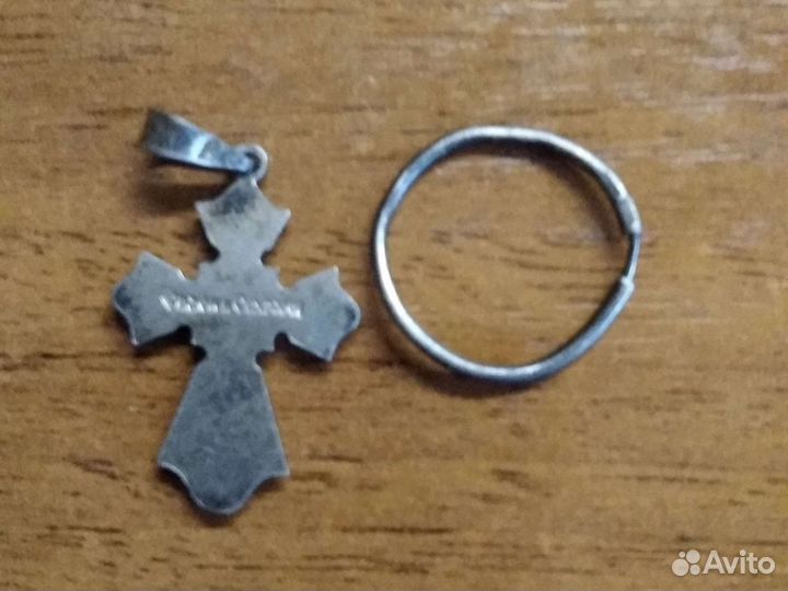 Крестики+крестик и Серёжка(серебро)