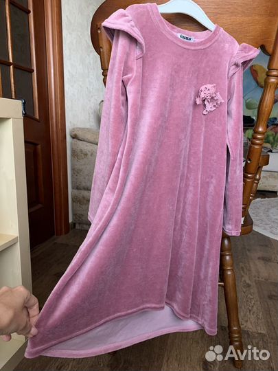 Платье теплое для девочки