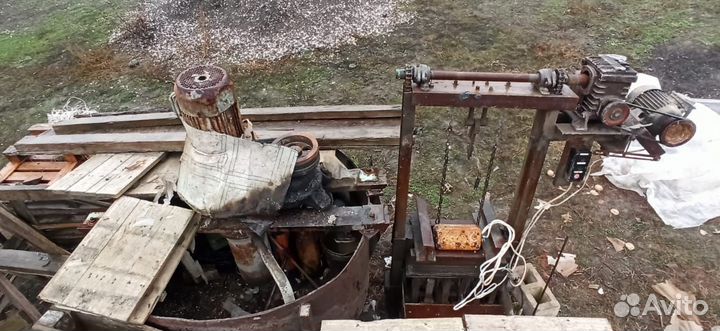 Становка для изготовление отсевных блоков