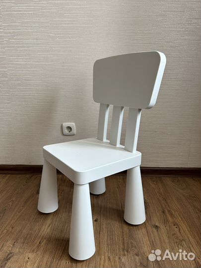 Детский стол+стул икеа