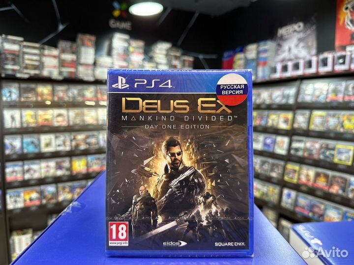 Игры для PS4: Deus Ex: Mankind Divided
