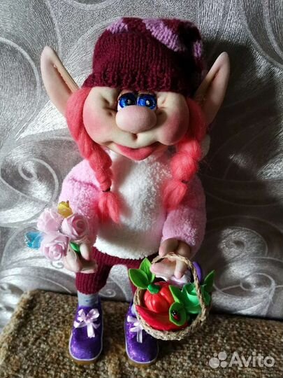 Интерьерная кукла ручной работы