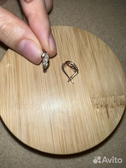 Золотые серьги для девочки