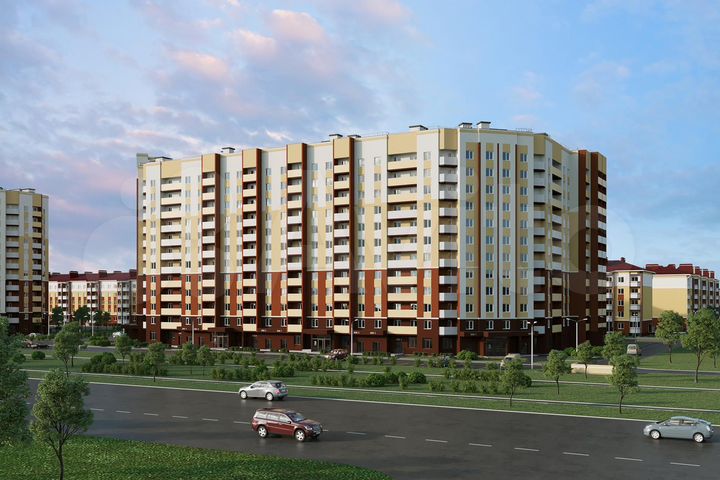 2-к. квартира, 58,9 м², 8/12 эт.