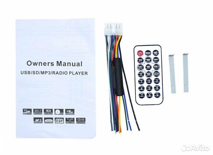 Автомагнитола TDS,съёмная панель,радио,USB,блютуз