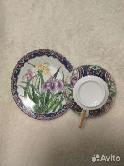 Чайная пара/трио Дулево, Довбыш, Китай и Рига