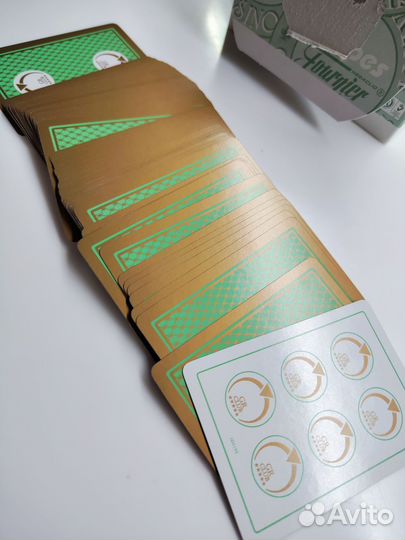 Игральные карты Fournier (зелёные и оранжевые)