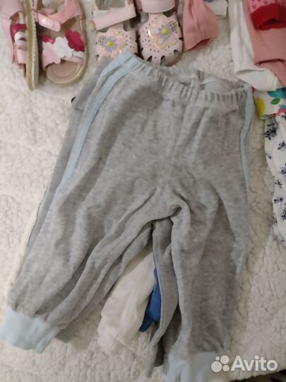 Вещи пакетом на девочку 74 80