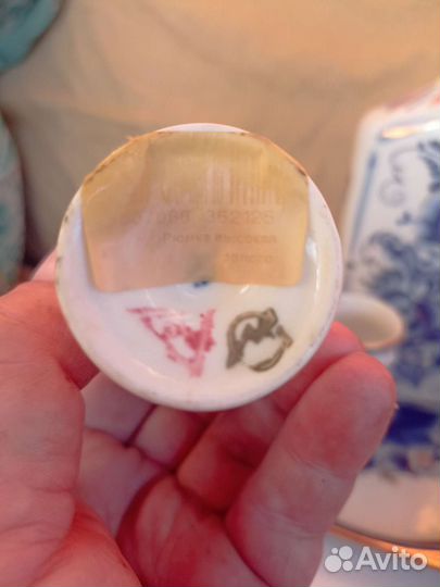 Графин с рюмками гжель