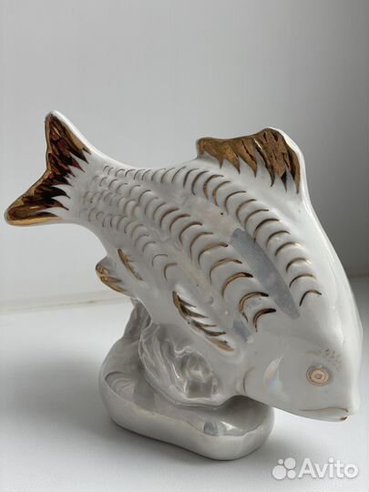Фарфоровая статуэтка Карп дфз