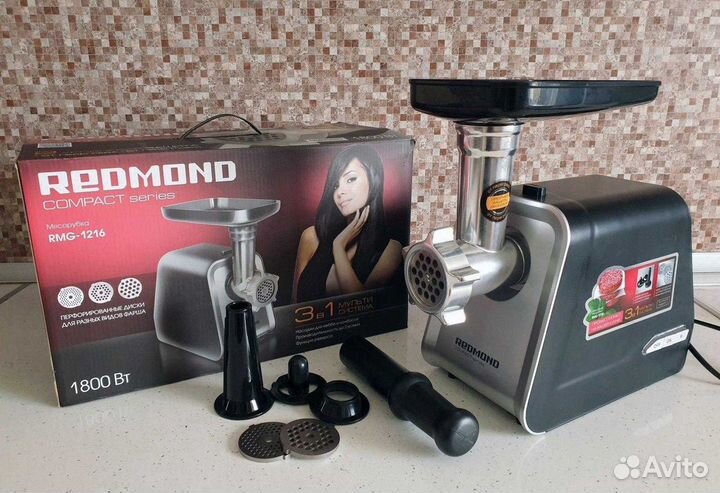 Новая Мясорубка Redmond RMG-1216