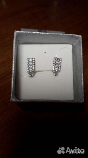 Серебряные серьги 925 проба