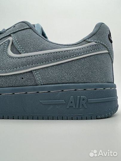 Кроссовки мужские nike air force голубые