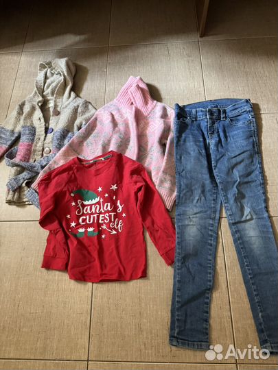 Детские вещи пакетом бесплатно на 4-5 лет девочка