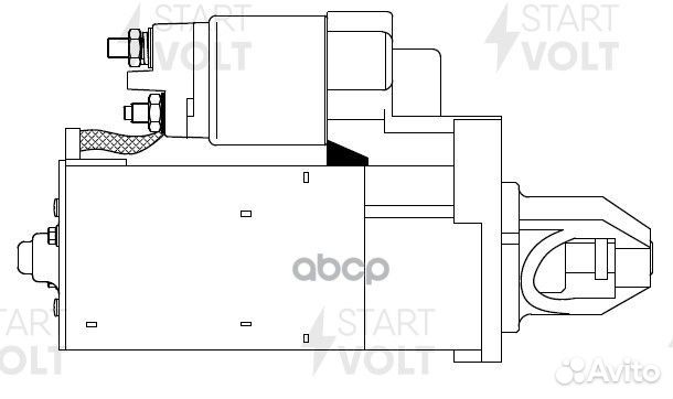 LSt 1513 startvolt Стартер для а/м Mercedes-Benz