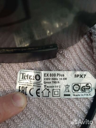 Внешний фильтр tetra ex 800 plus