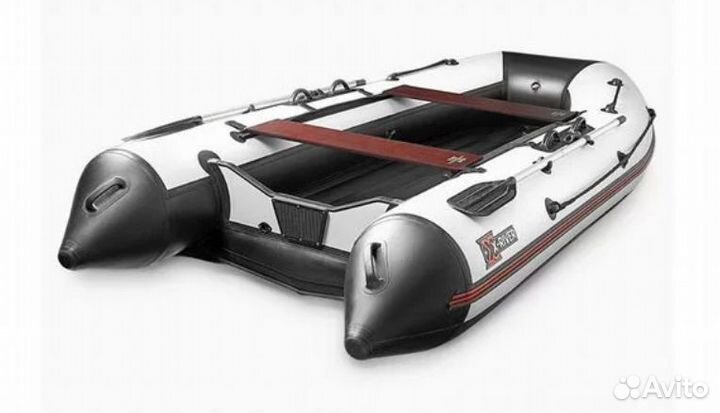Лодка пвх X-River Agent 390 нднд белая