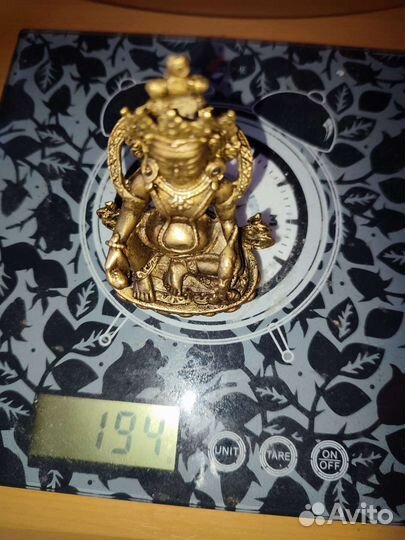 Статуэтка Кубера, Бог богатства, 8,5 см, Непал