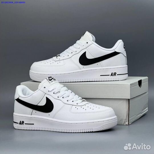 Nike Air Force 1 Black&White (Арт.56235)