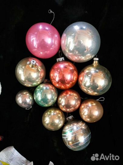 Ёлочные игрушки Ретро Винтаж СССР