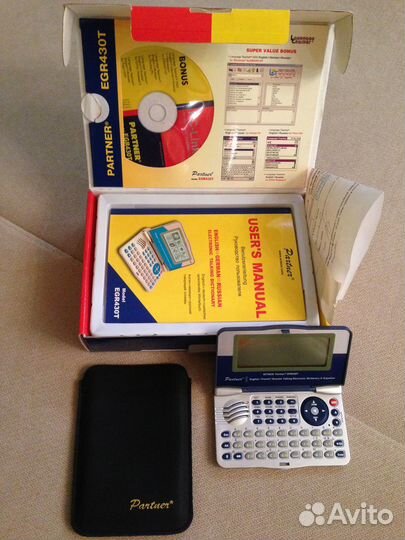 Электронный переводчик partner erg430t