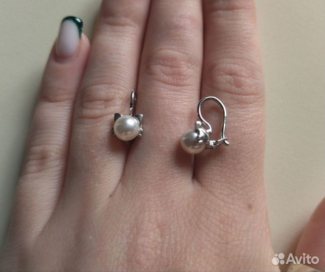Серебряные серьги