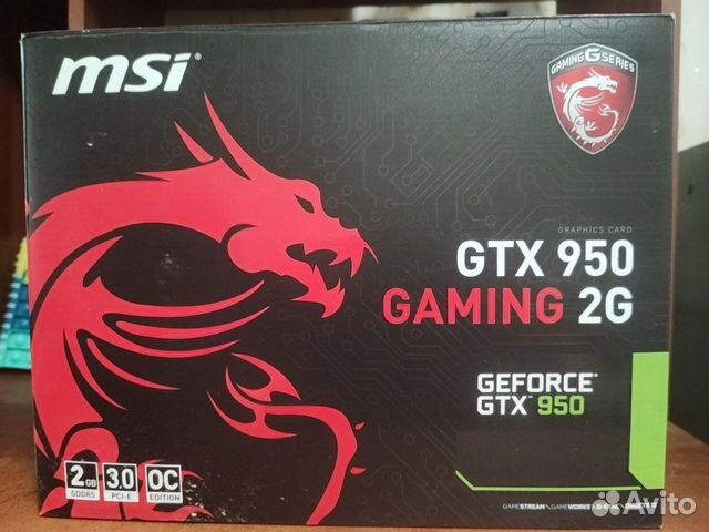 Видеокарта gtx 950 2gb