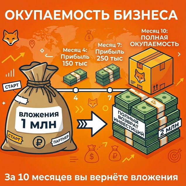 Доставка раменов, роллов и пиццы. Франшиза